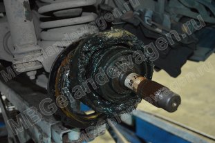 Требуется переборка переднего моста Мерседес Гелендваген Требуется переборка переднего моста Мерседес Гелендваген