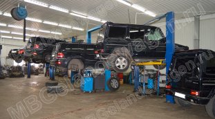 Ремонт Мерседес Гелендваген в Москве