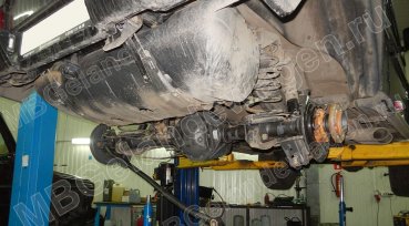 Мерседес Гелендваген - ремонт заднего моста